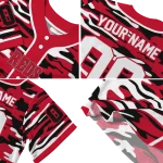 customized cincinnati reds camo splash red jersey best selling