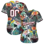 customized cincinnati reds geometric fusion aqua jersey best selling