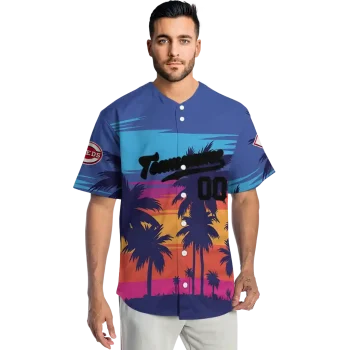 customized cincinnati reds palm paradise jersey fashion forward