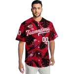 customized cincinnati reds tropical flamingo red jersey best selling