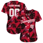 customized cincinnati reds tropical flamingo red jersey best selling