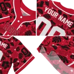 customized cincinnati reds tropical hibiscus seashells red jersey best selling