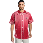 customized cincinnati reds wavy flow red jersey best selling