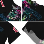 customized cleveland guardians palm leaf black jersey best selling