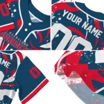customized cleveland guardians splash swirl navy blue jersey best selling