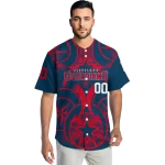 customized cleveland guardians star circle navy blue jersey best selling