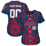 customized cleveland guardians star circle navy blue jersey best selling