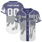 customized colorado rockies pattern drip blue white jersey best selling