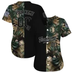 customized colorado rockies tropical foliage black jersey best selling