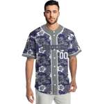 customized colorado rockies tropical hibiscus silver jersey best selling