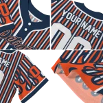 customized detroit tigers blazing stripes navy jersey best selling