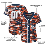 customized detroit tigers camo splash navy jersey best selling