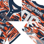 customized detroit tigers camo splash navy jersey best selling
