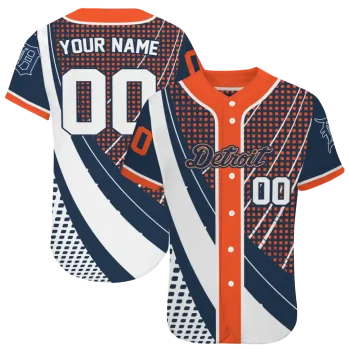 customized detroit tigers curved stripes navy white jersey best selling