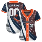 customized detroit tigers curved stripes navy white jersey best selling