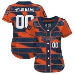 customized detroit tigers edgy stripes navy jersey best selling