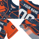 customized detroit tigers edgy stripes navy jersey best selling