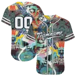customized detroit tigers geometric fusion aqua jersey best selling