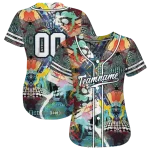 customized detroit tigers geometric fusion aqua jersey best selling