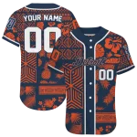 customized detroit tigers pineapple palm geo navy jersey best selling