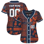 customized detroit tigers pineapple palm geo navy jersey best selling