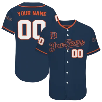 customized detroit tigers plain classic navy jersey best selling