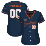customized detroit tigers plain classic navy jersey best selling