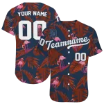 customized detroit tigers tropical flamingo navy jersey best selling