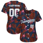 customized detroit tigers tropical flamingo navy jersey best selling