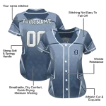 customized detroit tigers wavy flow navy jersey best selling