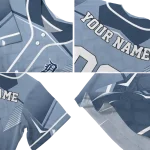 customized detroit tigers wavy flow navy jersey best selling
