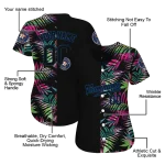 customized houston astros palm leaf black jersey best selling