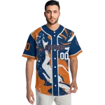 customized houston astros splash swirl blue jersey best selling