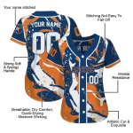 customized houston astros splash swirl blue jersey best selling