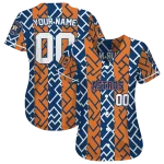 customized houston astros squares grid blue jersey best selling