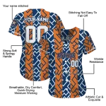 customized houston astros squares grid blue jersey best selling