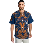 customized houston astros star circle blue jersey best selling