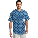 customized kansas city royals chevron interlock royal blue jersey best selling