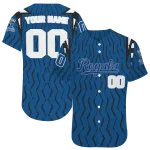 customized kansas city royals chevron rhythm royal blue jersey best selling