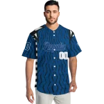 customized kansas city royals chevron rhythm royal blue jersey best selling