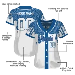 customized kansas city royals pattern drip royal blue white jersey best selling