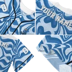 customized kansas city royals psychedelic curves royal blue jersey best selling