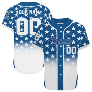 customized kansas city royals star burst white jersey best selling