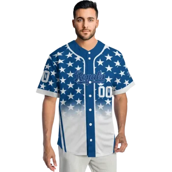 customized kansas city royals star burst white jersey fashion forward