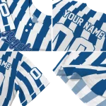 customized kansas city royals stripe paint royal blue jersey best selling