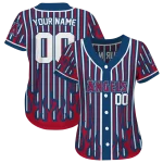 customized los angeles angels blazing stripes blue jersey best selling