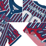 customized los angeles angels blazing stripes blue jersey best selling