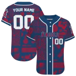customized los angeles angels pineapple palm geo blue jersey best selling