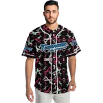 customized los angeles dodgers abstract x black jersey best selling