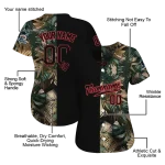 customized miami marlins tropical foliage black jersey best selling